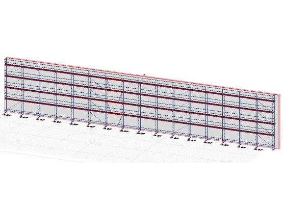 516m² pomost stalowy 3,07 m   - rusztowanie modułowe