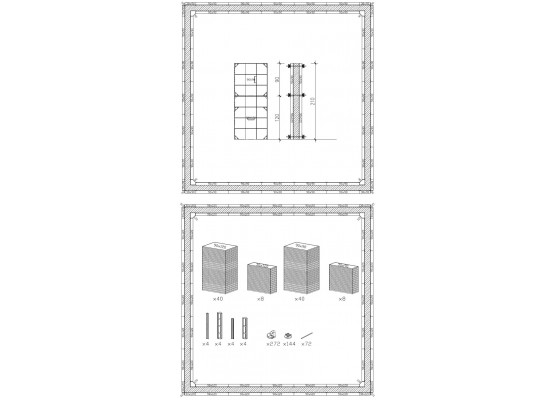 PIONBOX 83 m2 Kompletny system szalunków